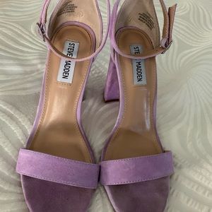 Steve Madden Lavender lilac Block Heels size 7